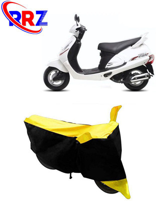 RRZ Waterproof Two Wheeler Cover for Mahindra(Duro, Black, Yellow)