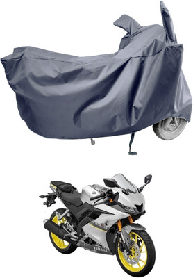 Amexride Two Wheeler Cover for Yamaha(YZF R15, Grey)