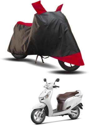KEDIT Two Wheeler Cover for Honda(Aviator, Red, Black)