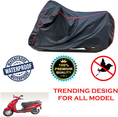 SMDP Waterproof Two Wheeler Cover for Hero(Moto Corp Duet, Black)