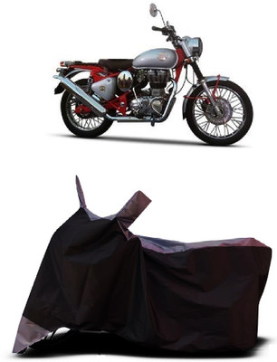 VESMEI Two Wheeler Cover for Royal Enfield(Bullet Trials 500, Grey)