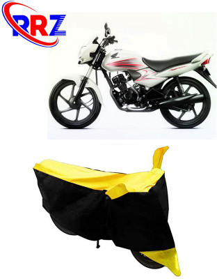 RRZ Waterproof Two Wheeler Cover for Honda(Dream, Black, Yellow)