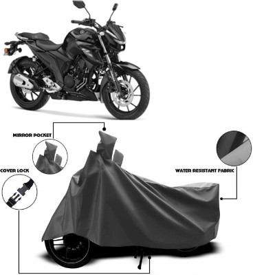 MMSSTAR Waterproof Two Wheeler Cover for Yamaha(FZ 25 BS6, Grey)