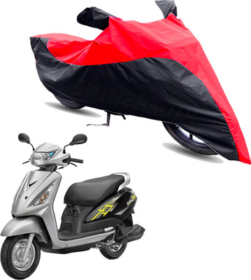 Motodreka Two Wheeler Cover for Suzuki(Swish 125, Red, Black)