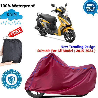 AutoGalaxy Waterproof Two Wheeler Cover for Hero(Maestro Edge 125, Maroon)