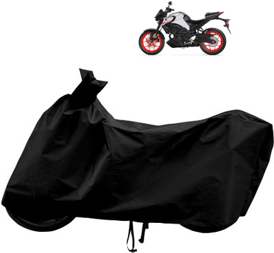 Horseyaart Waterproof Two Wheeler Cover for Yamaha(MT-03 BS6, Black)