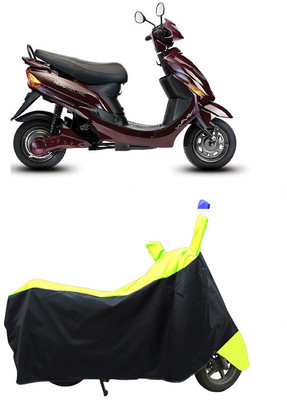Coxtor Waterproof Two Wheeler Cover for Hero Electric(Electric Wave Dx, Yellow)