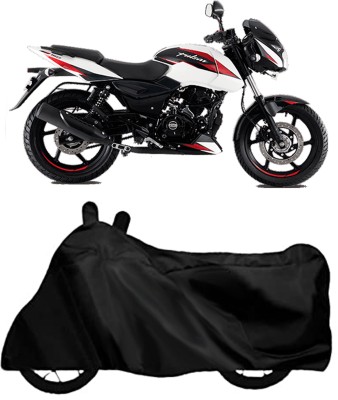 ROYAL AUTO MART Waterproof Two Wheeler Cover for Bajaj, Universal For Bike(Pulsar 150, Black)