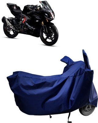 Amexride Two Wheeler Cover for TVS(Apache RTR 310 BS6, Blue)