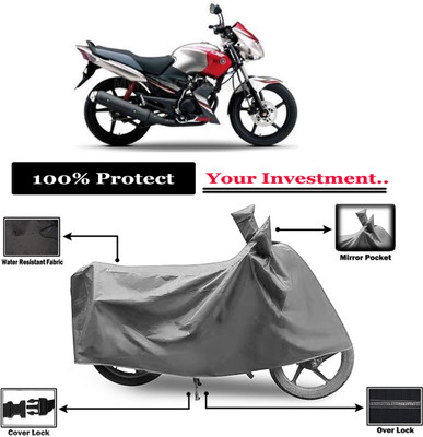 Amexride Two Wheeler Cover for Yamaha(Gladiator RS, Grey)