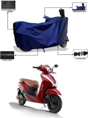 CODOKI Waterproof Two Wheeler Cover for Ampere(Magnus BS6, Blue)