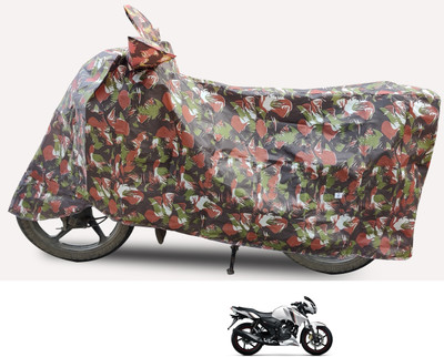 Euro Care Two Wheeler Cover for TVS(Apache RTR 160, Brown)