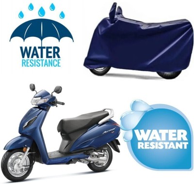 DeepShakshi AUTOMOTIVE Waterproof Two Wheeler Cover for Honda(Activa 6G, Blue)