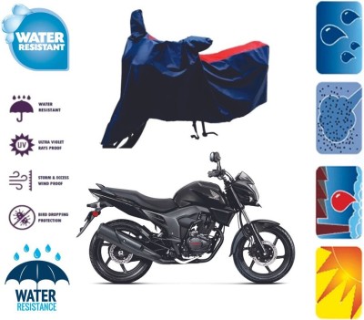 Mdstar Waterproof Two Wheeler Cover for Honda(CB Trigger, Red, Blue)