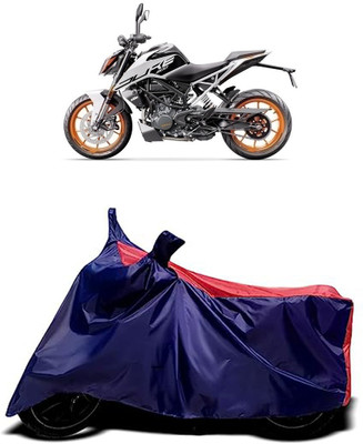 VESMEI Two Wheeler Cover for TVS(Zeppelin, Red)