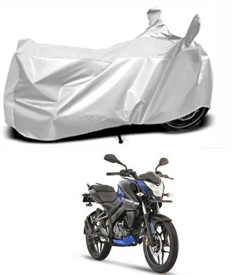 Aoriyon Two Wheeler Cover for Bajaj(Pulsar NS125, Silver)