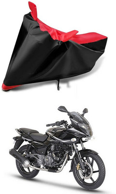 AutoGalaxy Waterproof Two Wheeler Cover for Bajaj(Pulsar 220, Red, Black)