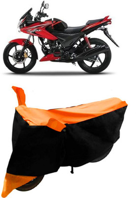 NEXTON Waterproof Two Wheeler Cover for Honda(CBF Stunner, Orange, Black)