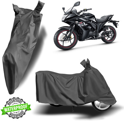 Autoinnovation Waterproof Two Wheeler Cover for Suzuki(Gixxer SF, Grey)