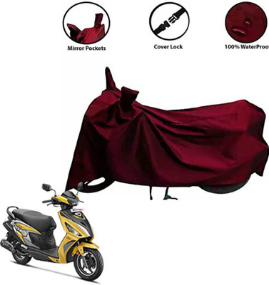 Aamaya Store Waterproof Two Wheeler Cover for Yamaha(FZ S FI New, Maroon)