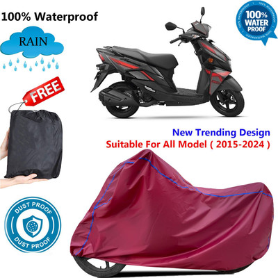 AutoGalaxy Waterproof Two Wheeler Cover for Suzuki(Avenis 125, Maroon)