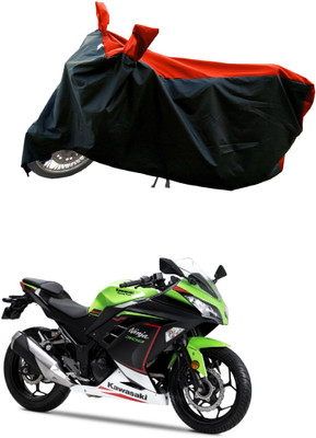 DeepShakshi AUTOMOTIVE Waterproof Two Wheeler Cover for Kawasaki(Ninja, Red)