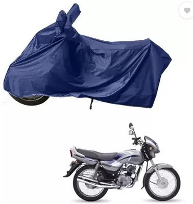 Tritika Waterproof Two Wheeler Cover for TVS(Victor, Blue)