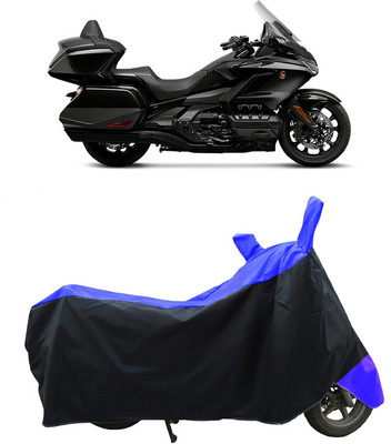 Coxtor Waterproof Two Wheeler Cover for Honda(Gold Wing, Blue)