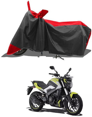 PAGORA Waterproof Two Wheeler Cover for Bajaj(Dominar, Red, Black)