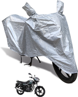 Euro Care Waterproof Two Wheeler Cover for Bajaj(Discover 100 DTS-i, Silver)