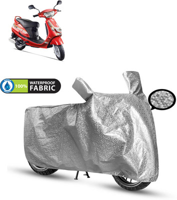 CODOKI Waterproof Two Wheeler Cover for Mahindra(Duro DZ, Silver)