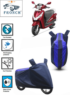 FRONCH Waterproof Two Wheeler Cover for Hero(Destini 125, Blue)