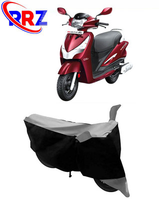 RRZ Waterproof Two Wheeler Cover for Hero(Destini 125, Black, Grey)