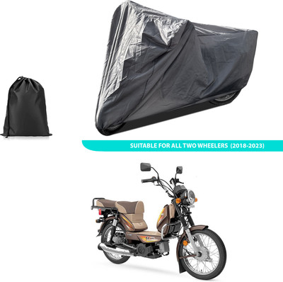 PAGORA Two Wheeler Cover for TVS(XL 100 Heavy Duty, Grey)