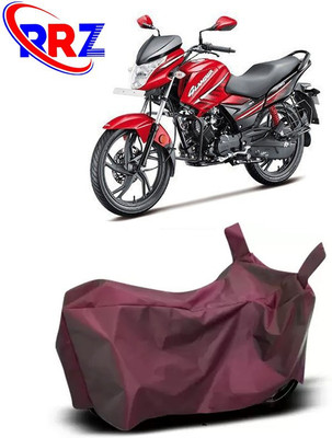 RRZ Waterproof Two Wheeler Cover for Hero(Glamour i3s, Maroon)