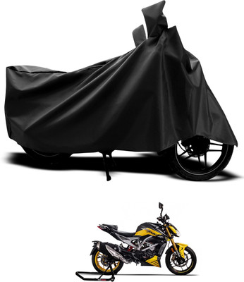 CODOKI Waterproof Two Wheeler Cover for TVS(Apache RTR 310, Black)
