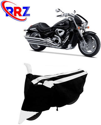RRZ Waterproof Two Wheeler Cover for Suzuki(Intruder M1800R, Black, White)