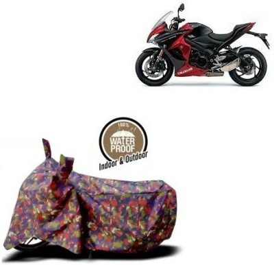 OliverX Waterproof Two Wheeler Cover for Suzuki(GSX S1000F, Red)