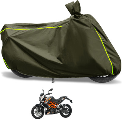 Euro Care Waterproof Two Wheeler Cover for KTM(Duke 390, Green)