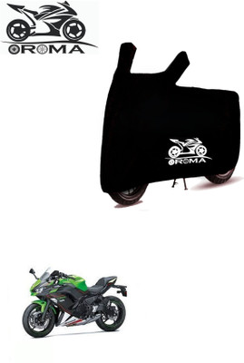 DeepShakshi AUTOMOTIVE Waterproof Two Wheeler Cover for Kawasaki(Ninja 650, Black)