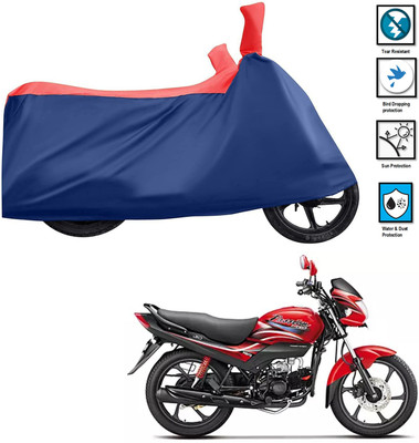 CODOKI Waterproof Two Wheeler Cover for Hero(Passion Plus, Red)