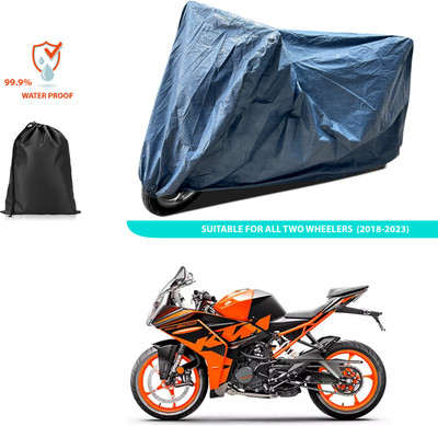 CODOKI Waterproof Two Wheeler Cover for KTM(RC 200 BS6, Blue)