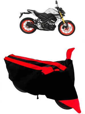 GANPRA Two Wheeler Cover for Yamaha(MT 15 New, Black, Red)