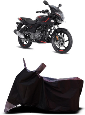 THE REAL ARV Waterproof Two Wheeler Cover for Bajaj(Pulsar 180NS, Grey)
