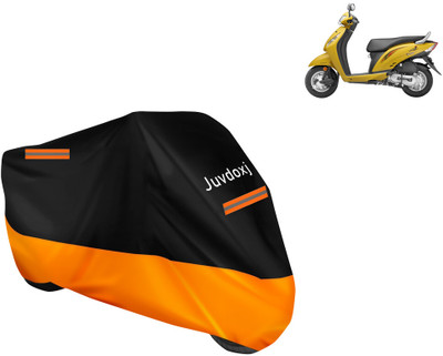 Juvdoxj Waterproof Two Wheeler Cover for Honda(Activa i, Orange)