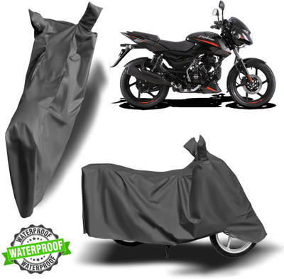 NG Auto Front Waterproof Two Wheeler Cover for Bajaj(Pulsar 125, Grey)