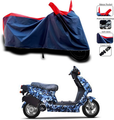 KEDIT Two Wheeler Cover for Hero(Electric AXLHE-20, Red, Blue)