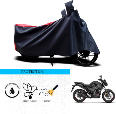 ANTHUB Waterproof Two Wheeler Cover for Hero(CBZ Extreme, Black, Red)