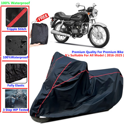 SThanaveX Waterproof Two Wheeler Cover for Hero(Splendor Pro Classic, Black)