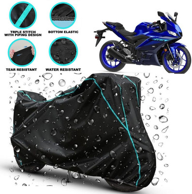 kerwa Waterproof Two Wheeler Cover for Yamaha(YZF R3, Black)